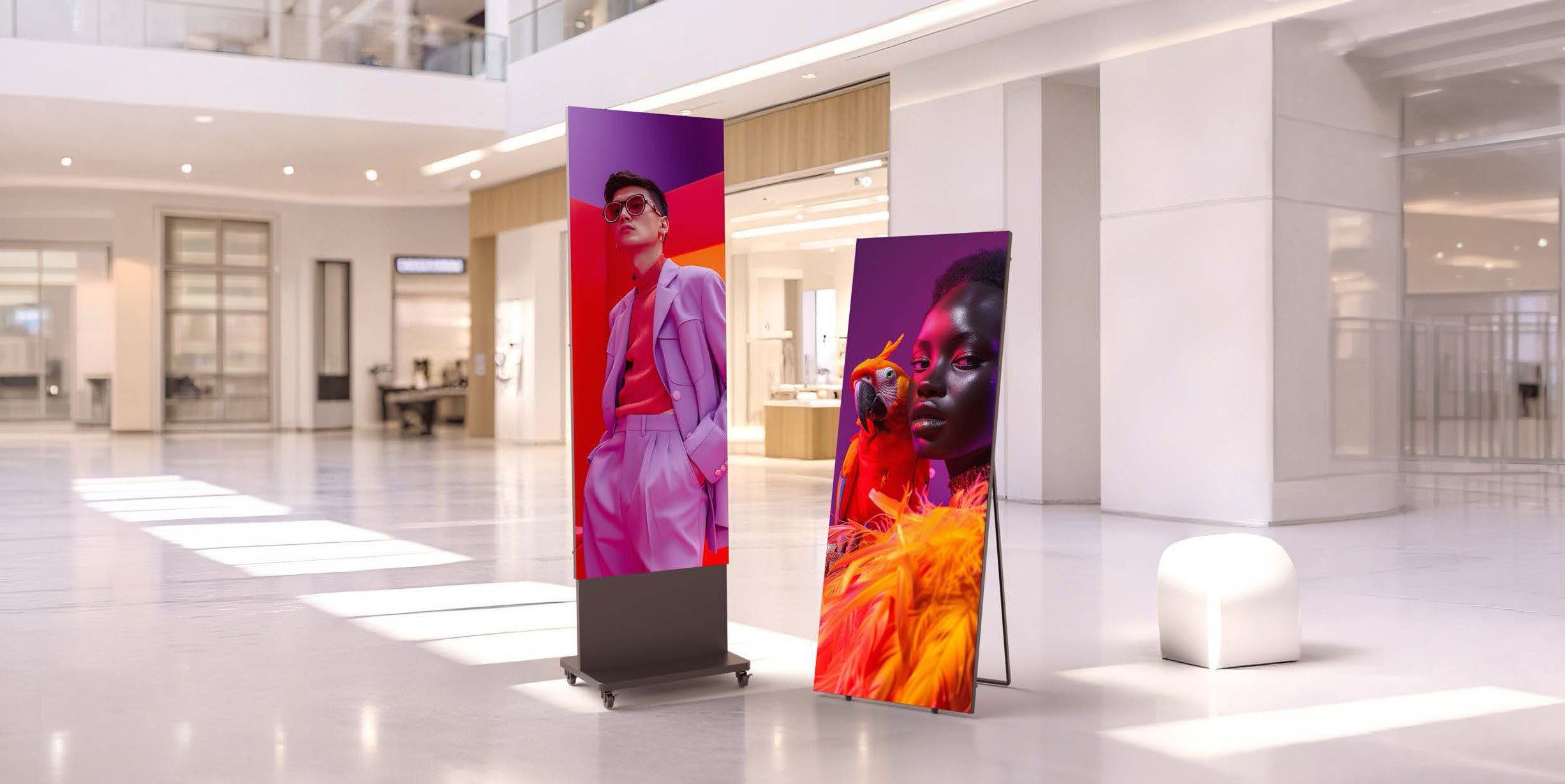 LED poster ekranai