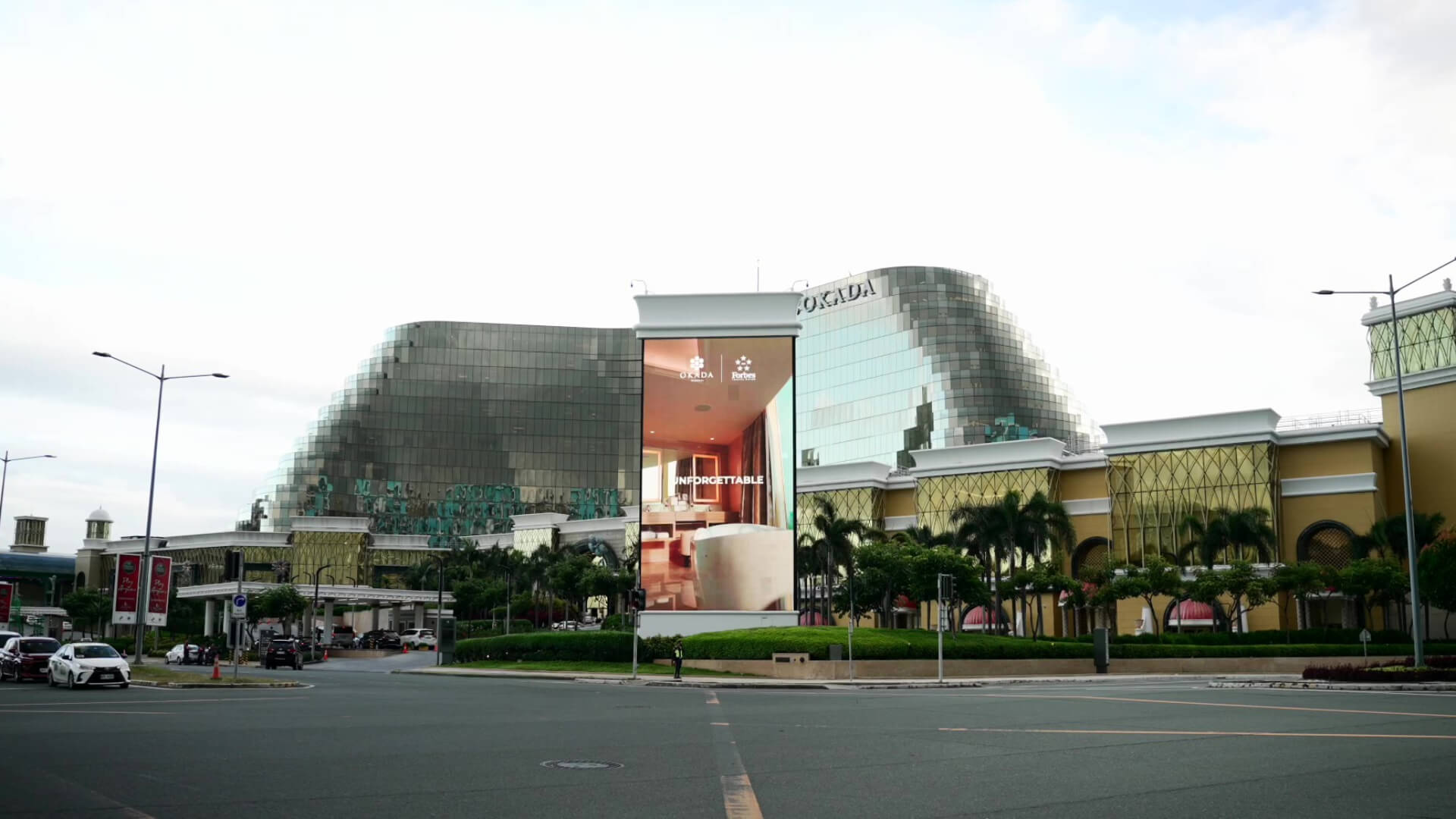 Lauko LED ekranas „Okada Manila“ komplekse